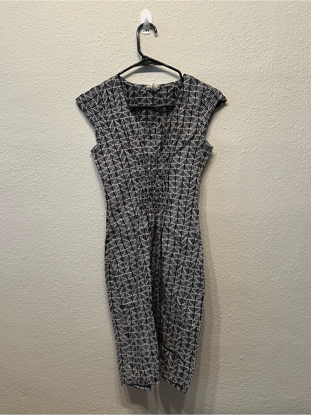 MATA TRADERS B/W BUSINESS CASUAL MIDI DRESS